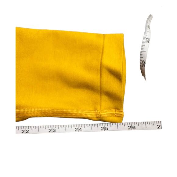 Alphalete Seamless High Rise Butt Scrunch Leggings Golden Yellow Size Small - Picture 7 of 7